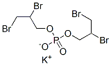 BIS(2,3-DIBROMOPROPYL)PHOSPHATE,POTASSIUMSALT Structure
