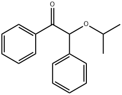 ベンゾイン イソプロピル エーテル 化学構造式