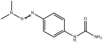 1-(p-(3,3-Dimethyl-1-triazeno)phenyl)urea Struktur