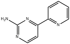 4-(2-ピリジニル)-2-ピリミジンアミン 化学構造式