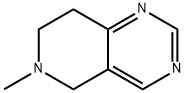 Pyrido[4,3-d]pyrimidine, 5,6,7,8-tetrahydro-6-methyl- (9CI) Struktur