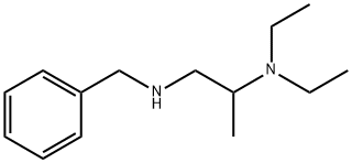 N1-BENZYL-N2,N2-DIETHYL-1,2-PROPANEDIAMINE Struktur
