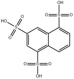 1,3,5-ナフタレントリスルホン酸 化学構造式