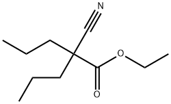 ethyl 2-cyano-2-propylvalerate Structure