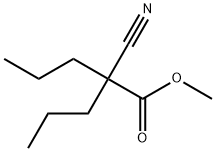 二丙基氰乙酸甲酯,66546-92-7,结构式