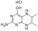 2-AMINO-6,7-DIMETHYL-4-HYDROXY-5,6,7,8-TETRAHYDROPTERIDINE MONOHYDROCHLORIDE Structure