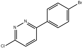 3-(4-ブロモフェニル)-6-クロロピリダジン 化学構造式