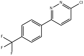 PYRIDAZINE, 3-CHLORO-6-[4-(TRIFLUOROMETHYL)PHENYL]- Struktur