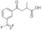2-METHYL-4-OXO-4-(3'-TRIFLUOROMETHYLPHENYL)BUTYRIC ACID Struktur