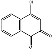 4-クロロ-1,2-ナフトキノン 化学構造式