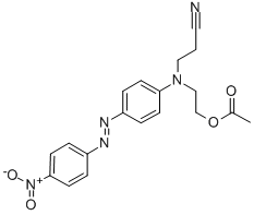 4-(4-NITROPHENYLAZO)-N-(2-CYANOETHYL)-N-(2-ACETOXYETHYL)ANILINE Structure