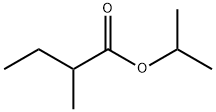 2-メチルブタン酸イソプロピル 化学構造式