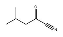 4-methyl-2-oxopentanenitrile Struktur