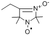 [(2,5-ジヒドロ-2,2,5,5-テトラメチル-4-エチル-1H-イミダゾール3-オキシド)-1-イルオキシ]ラジカル 化学構造式