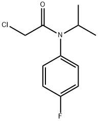 Acetamide, 2-chloro-N-(4-fluorophenyl)-N-(1-methylethyl)- Structure