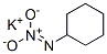 Diazene, cyclohexylhydroxy-, 1-oxide, potassium salt Struktur