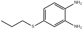4-丙基硫代-1,2-亚苯基二胺,66608-52-4,结构式