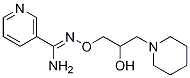 (Z)-N'-(2-hydroxy-3-(piperidin-1-yl)propoxy)nicotiniMidaMide Struktur