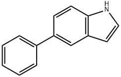5-苯基-1H-吲哚, 66616-72-6, 结构式