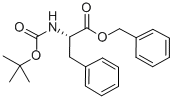 N-叔丁氧羰基-L-苯丙氨酸苄酯, 66617-58-1, 结构式