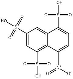 8-NITRO-1,3,5-NAPHTHALENETRISULFONIC ACID Struktur