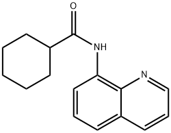 Cyclohexanecarboxamide, N-8-quinolinyl- (9CI) Struktur