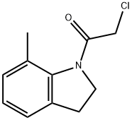 1H-Indole, 1-(chloroacetyl)-2,3-dihydro-7-methyl- (9CI),66624-43-9,结构式