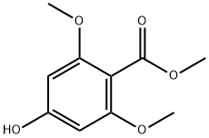 2,6-ジメトキシ-4-ヒドロキシ安息香酸メチル 化学構造式