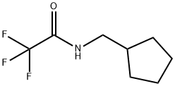 Acetamide, N-(cyclopentylmethyl)-2,2,2-trifluoro- (9CI) Struktur