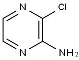 2-氨基-3-氯吡嗪 结构式