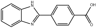 4-(1H-Benzoimidazol-2-yl)-benzoic acid 化学構造式