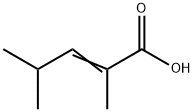 2,4-DIMETHYL-2-PENTENOIC ACID Structure