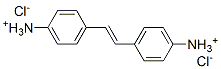 p,p'-ジアミノスチルベン·二塩酸塩 化学構造式