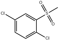 1,4-DICHLORO-2-(METHYLSULFONYL)BENZENE
 Struktur