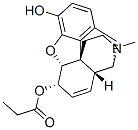 6-O-propanoylmorphine Struktur