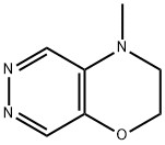 2H-Pyridazino[4,5-b]-1,4-oxazine,  3,4-dihydro-4-methyl- 化学構造式