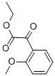 2-メトキシベンゾイルぎ酸エチル 化学構造式