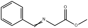 [(苯基甲亚基)氨基]乙酸甲酯, 66646-88-6, 结构式