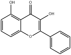 3,5-DIHYDROXYFLAVONE Structure