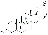 dihydrotestosterone 17-bromoacetate 结构式