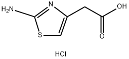 2-(2-Aminothiazol-4-yl) acetic acid hydrochloride Structure