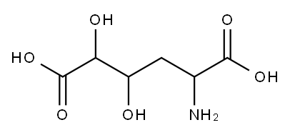alpha-amino-gamma,delta-dihydroxyadipic acid|