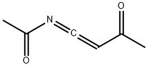 Acetamide, N-(3-oxo-1-butenylidene)- (9CI) Struktur