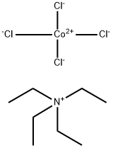 TETRAETHYLAMMONIUM TETRACHLOROCOBALTATE& 化学構造式