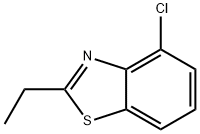 Benzothiazole, 4-chloro-2-ethyl- (9CI) Struktur