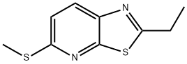 Thiazolo[5,4-b]pyridine, 2-ethyl-5-(methylthio)- (9CI) Structure