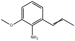 Benzenamine, 2-methoxy-6-(1-propenyl)- (9CI) 化学構造式
