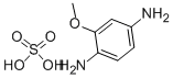 硫酸2,5-ジアミノアニソール 化学構造式