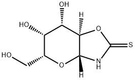 2H-Pyrano[2,3-d]oxazole-2-thione, hexahydro-6,7-dihydroxy-5-(hydroxymethyl)-, (3aR,5R,6R,7S,7aR)- (9CI) Structure