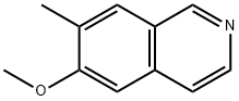 Isoquinoline, 6-methoxy-7-methyl- (9CI) Struktur